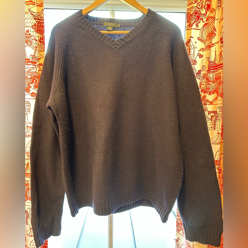 Perfectly Oversized Men’s Wool J Crew Sweater